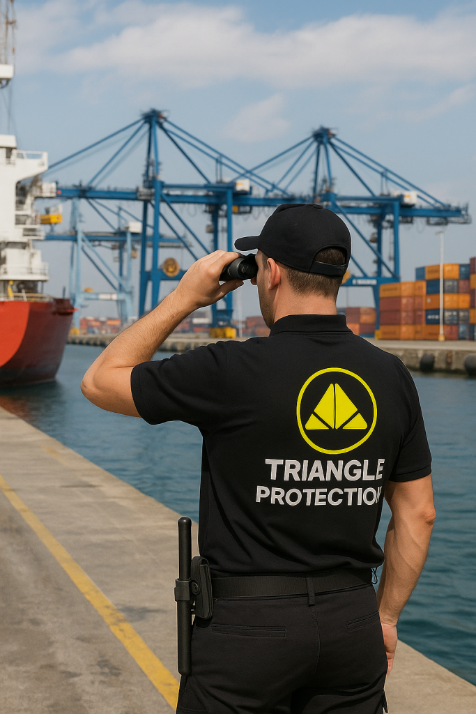 entreprise sécurité pour sécuriser quai de chargement triangle protection normandie