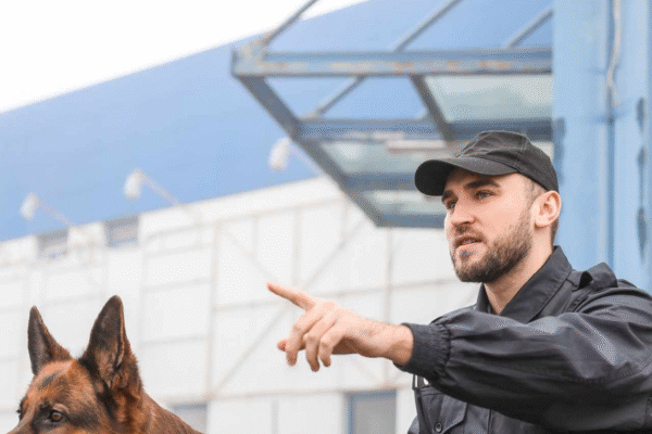 agent cynophile maitre chien normandie - Triangle protection