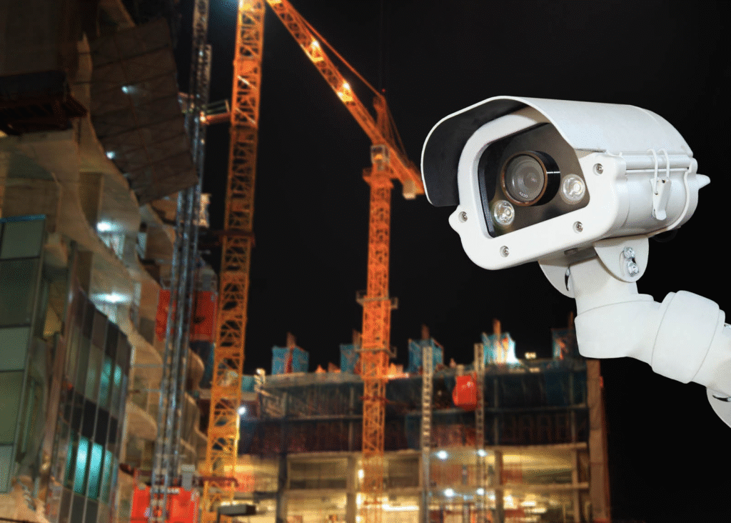 détection d'intrusion sur site chantier de construction normandie - Triangle protection