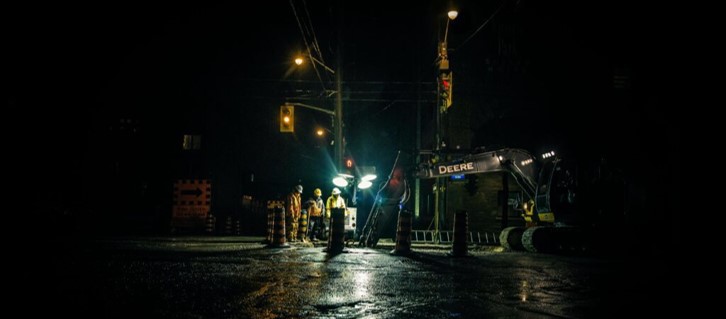 agent surveillance chantier de nuit calvados normandie triangle protection