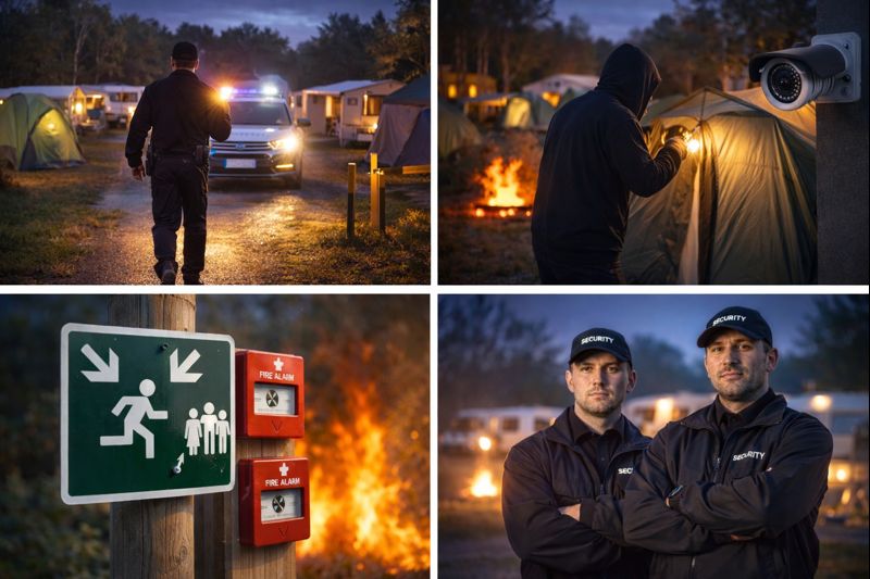 Sécurité des camping en vendée normandie triangle protection
