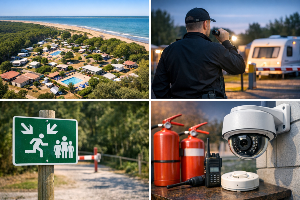 comment assurer la sécurité des campings en vendée 85 tRIANGLE PROTECTION NORMANDIE